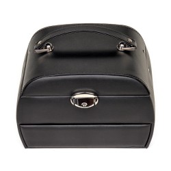 SACHER smykkeskrin Selina trendy design i sort læder