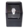 LINDENÆS luksus watch winder / urbevæger 1 ur - mat sort træ - 230V eller batteri