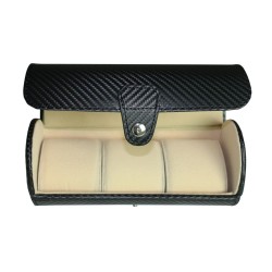 Rejse urboks til 3 ure - i sort carbon fiber look